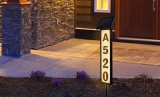 Solar House Number Sign Light