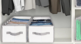 2Pcs Foldable Drawer Divider Clothes Storage Organiser