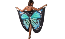 Womens Butterfly Swimsiut Cover Up  Beachwear Wrap Dress 