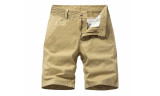 Men's Slim-Fit Casual Shorts with Pockets