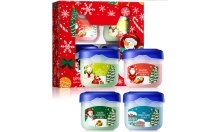 4pcs Christmas Lip Balm Set