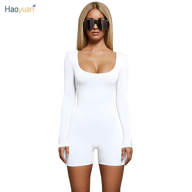 black one piece short romper