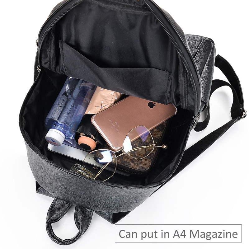 black and gold school bag