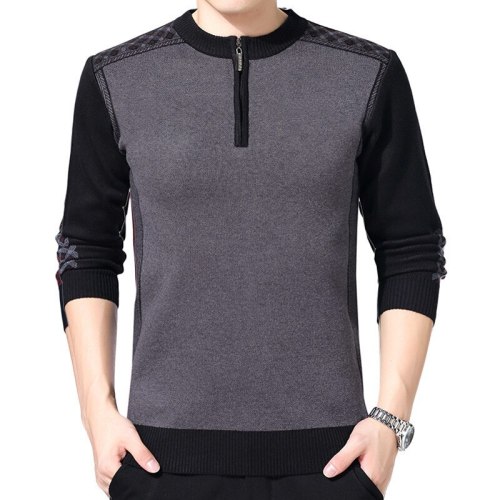 Mens sweaters for 2018 Autumn Winter Thick Warm Sweaters O-Neck Wool Sweater  Male Knitted Cashmere