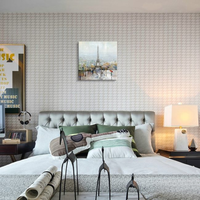 Seven Wall Arts Living Room Wall Picture Eiffel Tower 