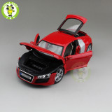 1/18 Audi R8 Sports Racing Diecast Metal Car Model Maisto Red color