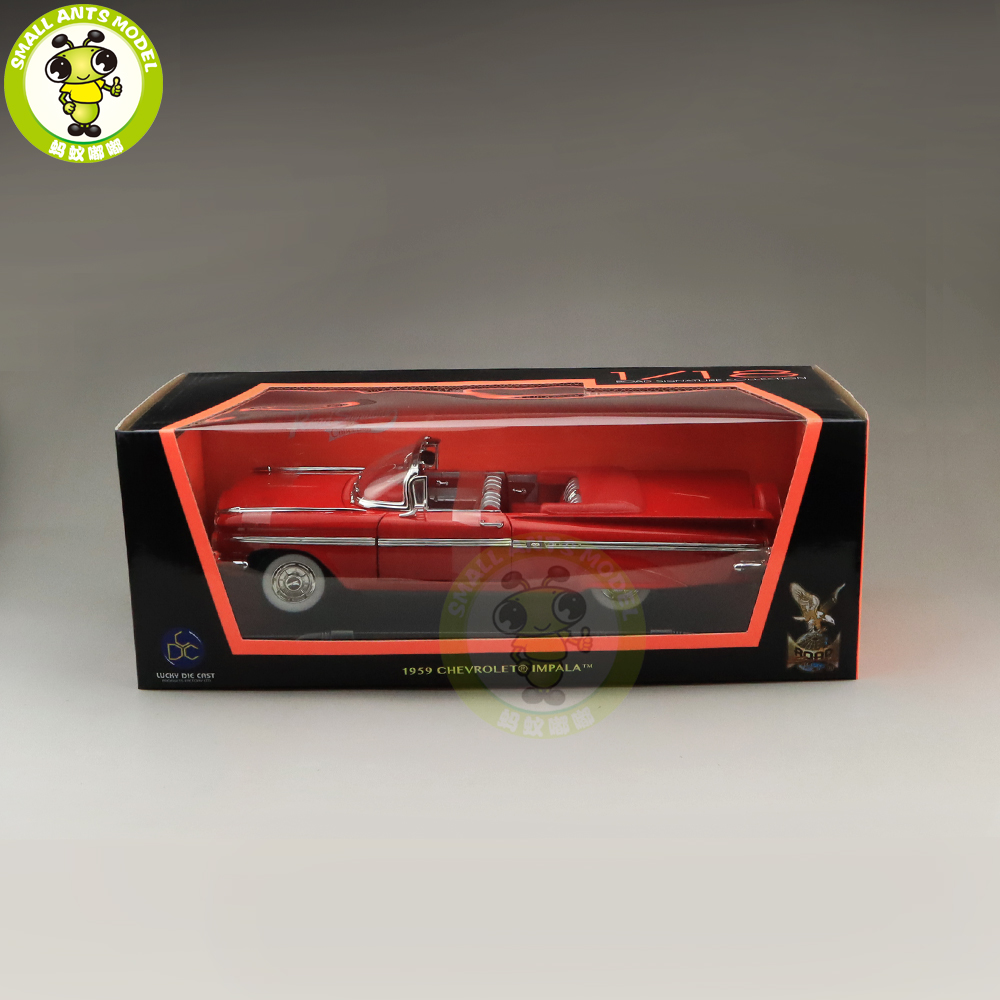 ミニカー RoadSignature 1/18 1959 CHEVROLET IMPALA 1/18 Road Signature 1959 Chevrolet Chevy Impala Convertible