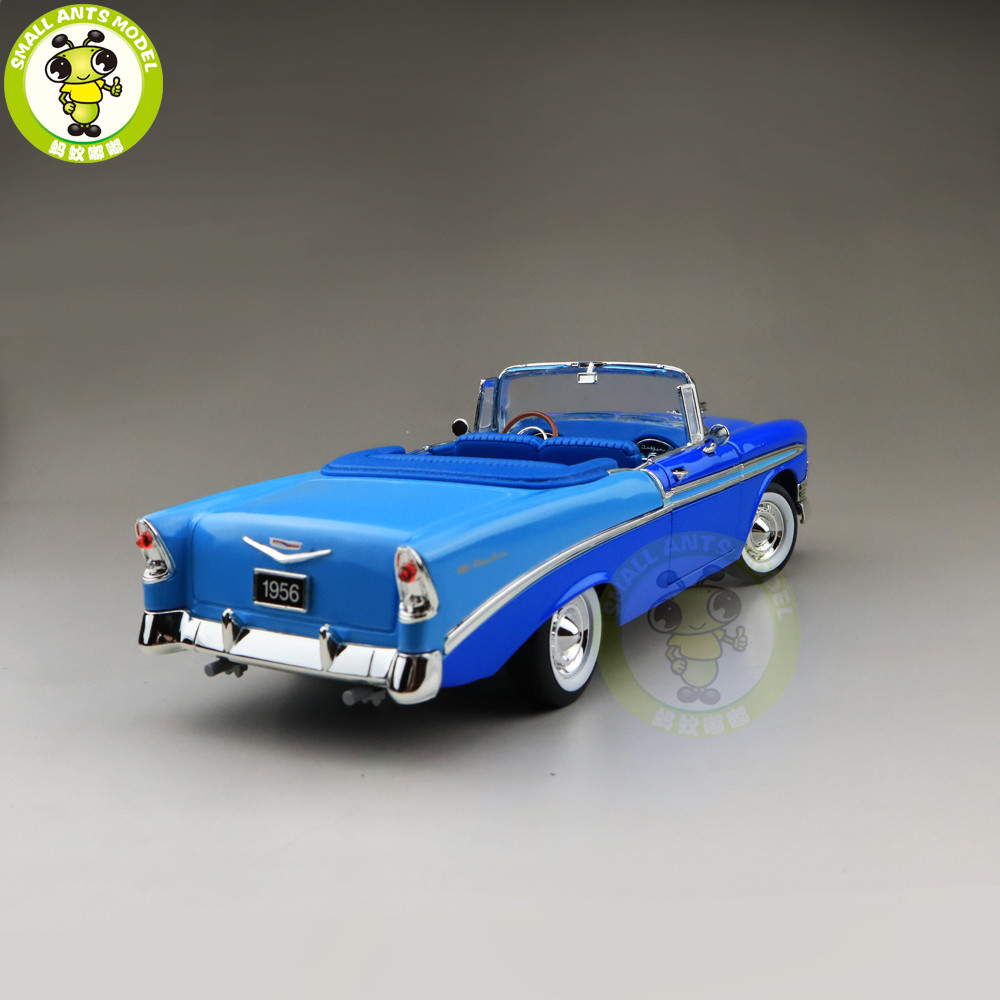 1/18 1956 Chevrolet BEL AIR Road Signature Diecast Model Car Toys Boys Girls Gift Blue - Shop