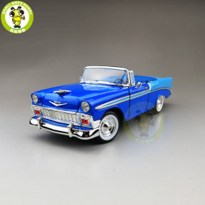 1/18 1956 Chevrolet BEL AIR Road Signature Diecast Model Car Toys Boys Girls Gift Blue