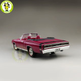1/18 1970 DODGE CORONET R/T Road Signature Diecast Model Car Toys Boys Girls Gift Purple