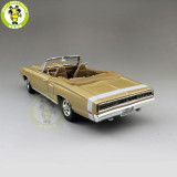 1/18 1970 DODGE CORONET R/T Road Signature Diecast Model Car Toys Boys Girls Gift Gold