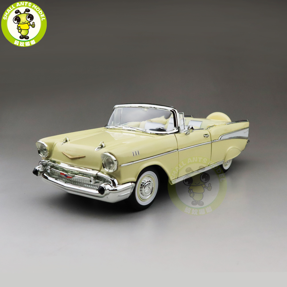 1 18 1957 Chevrolet BEL AIR Convertible Road Signature Diecast