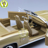 1/18 1970 DODGE CORONET R/T Road Signature Diecast Model Car Toys Boys Girls Gift Gold