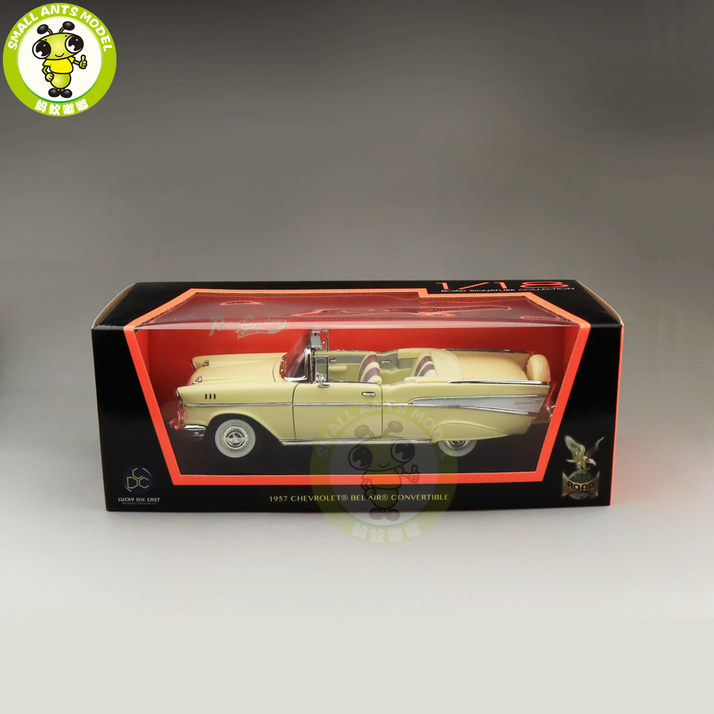 1/18 1957 Chevrolet BEL AIR Convertible Road Signature