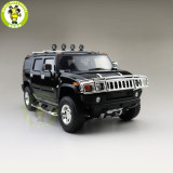 1/18 GreenLight Hummer H2 Diecast Model Car SUV Toys Boys Girls Gifts Black Color