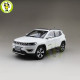 1/18 Jeep Compass Fiat Chrysler Diecast Metal Car Suv Model Collection Gift White