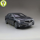 1/18 Honda ACURA TLX L TLX-L Diecast Metal Car Model Toys For Kids Boy Girl Gift Collection Hobby Gray