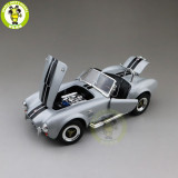 1/18 1964 Ford Shelby COBRA 427 S/C Road Signature Diecast Model Car Toys Boys Girls Gift Silver