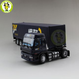 1/50 Isuzu EXR EXZ Truck Trailer Container Deppon Logistics Diecast Model Blue