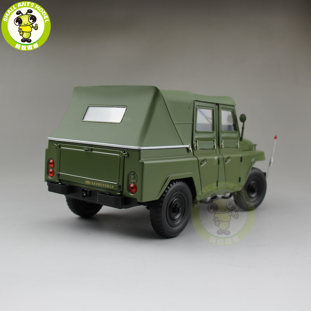 1/18 China BeiJing BJC JEEP 212 Army Military SUV Diecast alloy 