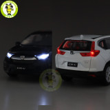 1/32 JKM Honda CRV CR V SUV Diecast Model CAR SUV Toys for kids children Sound Lighting Pull Back gifts