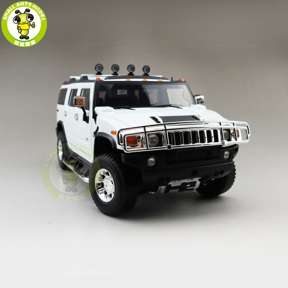 Maisto - Hummer H2 SUV (2003, 1:18, White) 36631 - Toy Wonders, Inc.