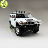 1/18 GreenLight Hummer H2 Diecast Model Car SUV Toys Kids Boys Girls Gifts White color