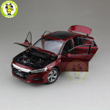 1/18 Honda Accord 10th Sedan Diecast Metal Car Model Toys Boy Girl Birthday Gift Collection Hobby Red