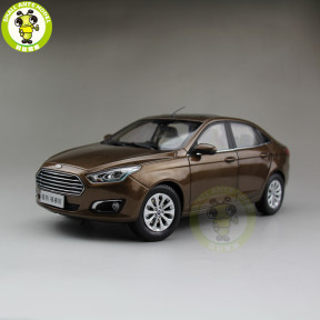 1/18 Ford Escort Diecast car model for collection gifts hobby Brown