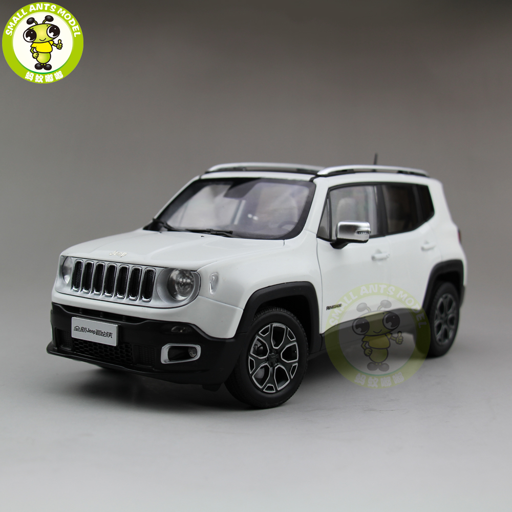 1/18 new Jeep Renegade white color diecast model car white color 