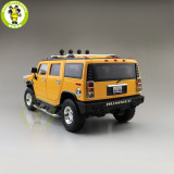 1/18 GreenLight Hummer H2 Diecast Model Car SUV Toys Boys Girls Gifts Yellow