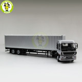 1/50 Isuzu EXR EXZ Truck Trailer Container Diecast Model Silver