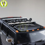 1/18 GreenLight Hummer H2 Diecast Model Car SUV Toys Boys Girls Gifts Black Color