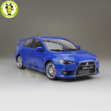 1/18 Mitsubishi Lancer EVO-X EVO X 10 Left Steering Wheel Diecast Metal Car Model Toy Boy Girl Gift Blue