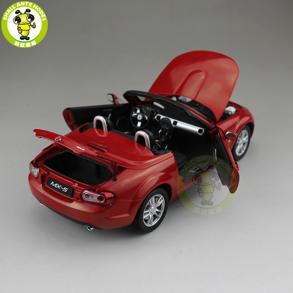 1/18 Mazda MX-5 MX 5 Roadster Diecast Metal Car Model Toy