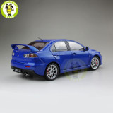 1/18 Mitsubishi Lancer EVO-X EVO X 10 Right Steering Wheel Diecast Metal Car Model Toy Boy Girl Gift Collection Blue