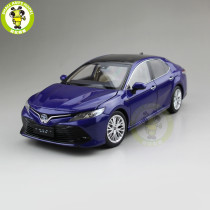 1/18 Toyota Camry 2018 8th generation hybrid Diecast Car Model Toys for kids Children Birthday Gift Collection Blue