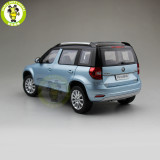 1/18 VW Skoda Yeti City SUV Diecast Metal SUV CAR MODEL gift hobby collection Blue