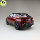 1/18 Toyota IZOA Diecast SUV Car Model TOYS KIDS Boys Girls Gifts Red color with Black Roof