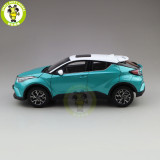 1/18 Toyota CHR C-HR Diecast SUV Car Model TOYS KIDS Boy Girl Gift Blue with White top