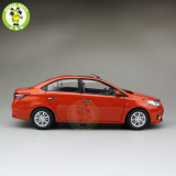 1:18 Toyota New Vios Diecast Car Model Orange Color