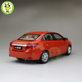 1:18 Toyota New Vios Diecast Car Model Orange Color
