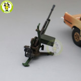 1/32 Jackiekim Toyota Hilux Pick up Truck with Anti-tank Gun Diecast Metal Model CAR Toys kids children Sound Lighting gifts
