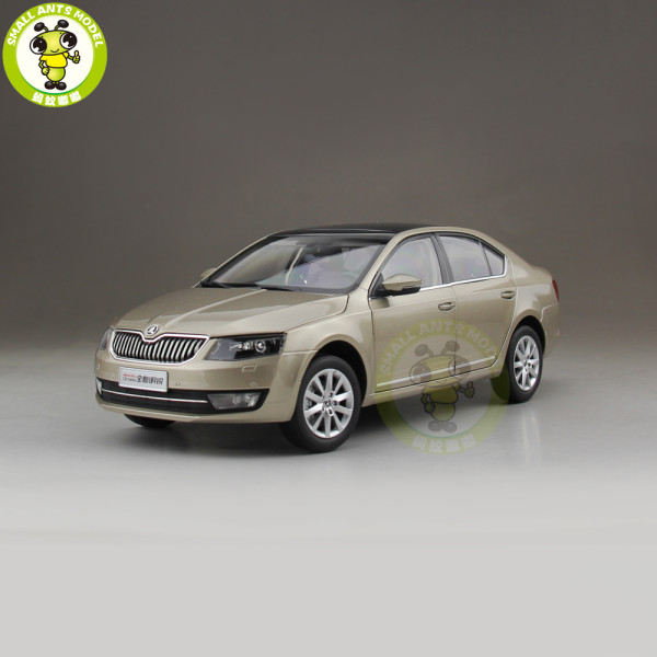 1/18 VW Skoda Octavia 2014 Diecast Metal CAR MODEL Toy Boy Girl gift Gold