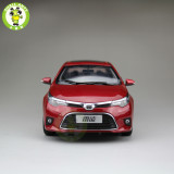 1:18 Toyota Levin Corolla 2014 Diecast Car Model Red Color