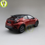 1/18 Toyota CHR C-HR Diecast SUV Car Model TOYS KIDS Boy Girl Gift Red with Black roof