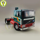 1/18 ROAD KINGS KK Volvo F1220 Tractor Truck 1977 Diecast Car Truck Model Toys for kids Gift Green and Red