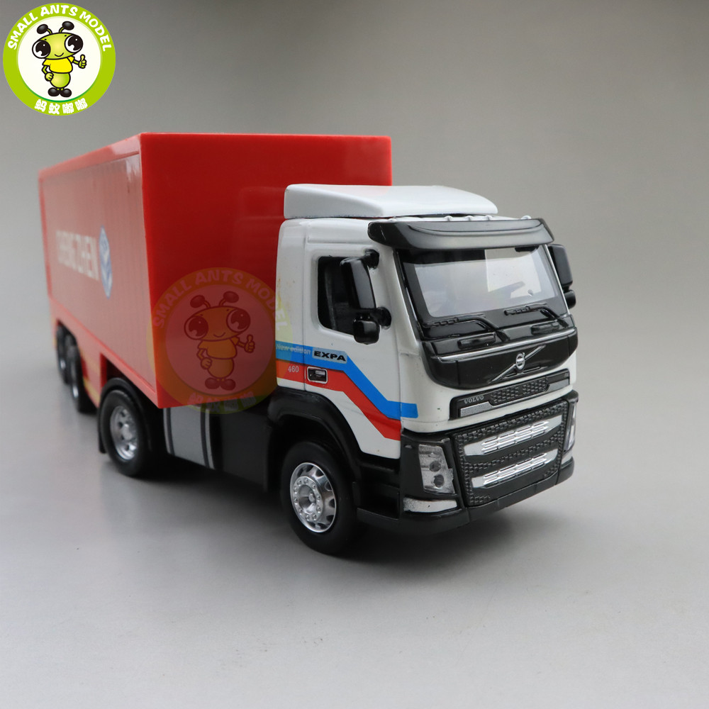 1/50 Volvo Trailer Truck Container Diecast Metal Car Model Toys Kids ...