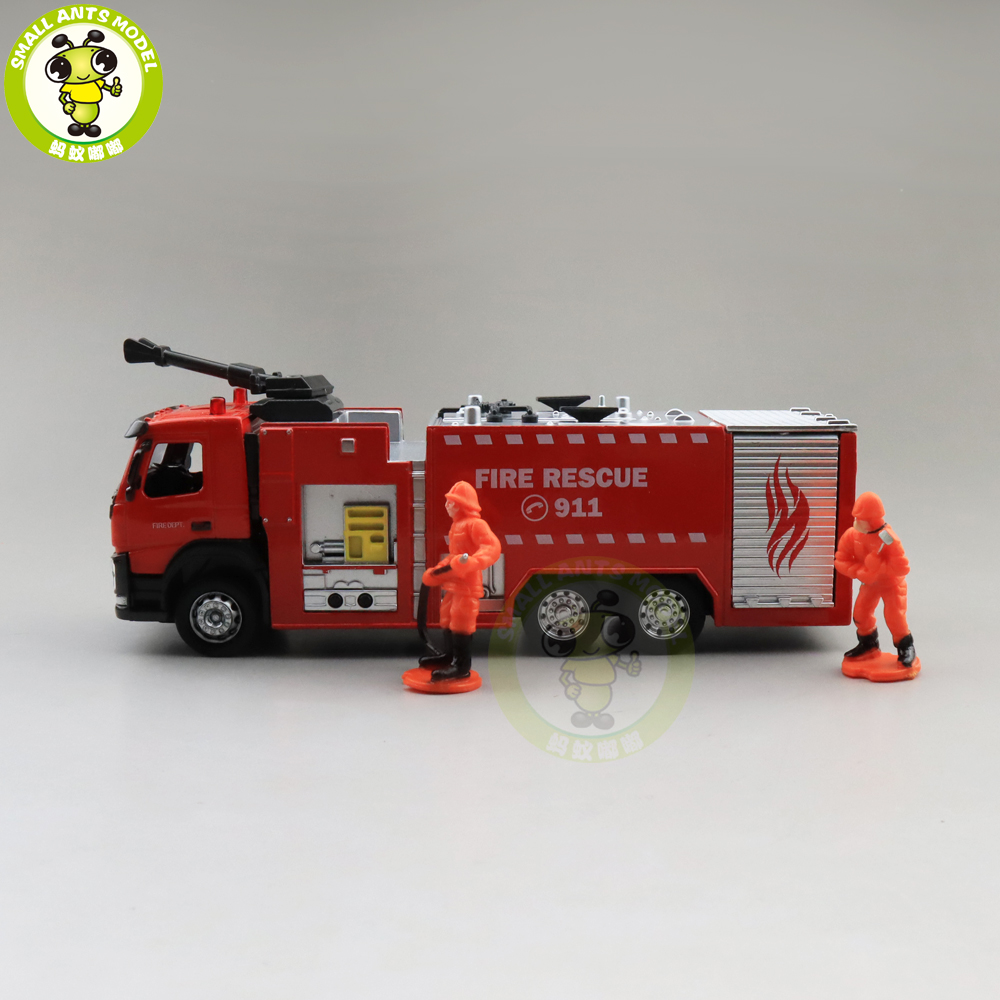 1/50 Volvo Fire Truck High Pressure water Diecast Metal Car
