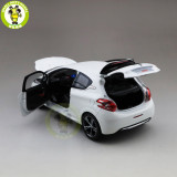 1/18 Norev Peugeot 208 GTI 2013 Diecast Model Car Toys Kids Boys Girls Gifts